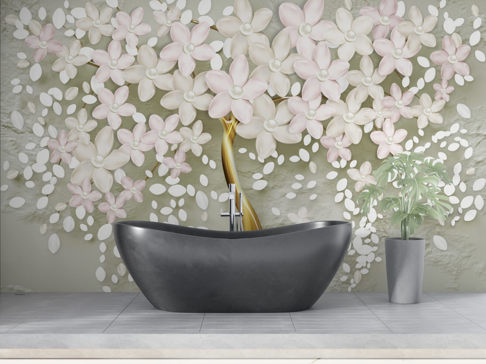 Фотошпалери яскравий бузок у повному розквіті