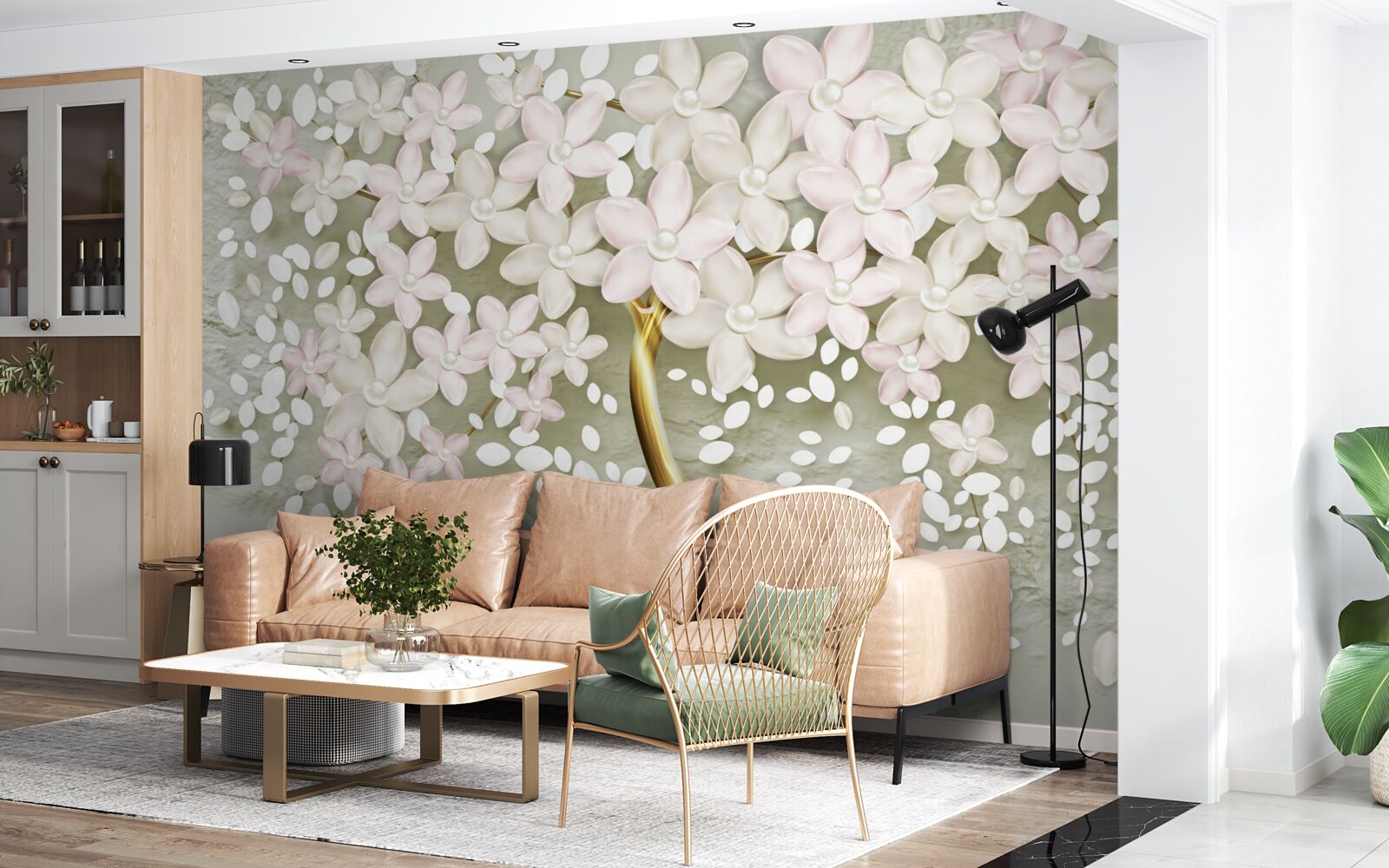 Фотошпалери яскравий бузок у повному розквіті