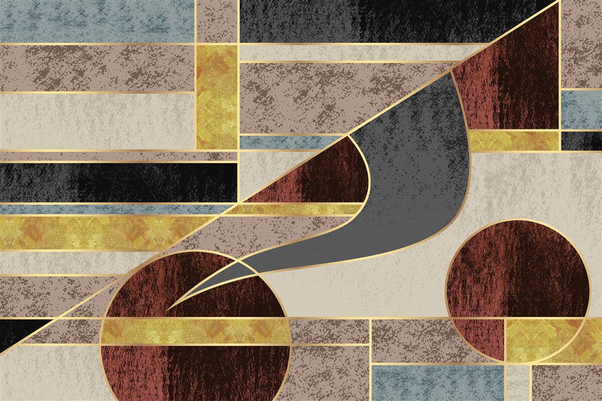 Фотошпалери колаж з різнокольорових елементів