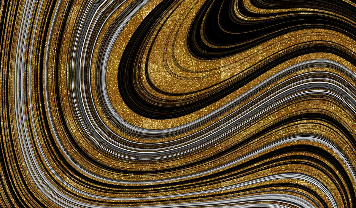 Фотошпалери золоті хвилі танення