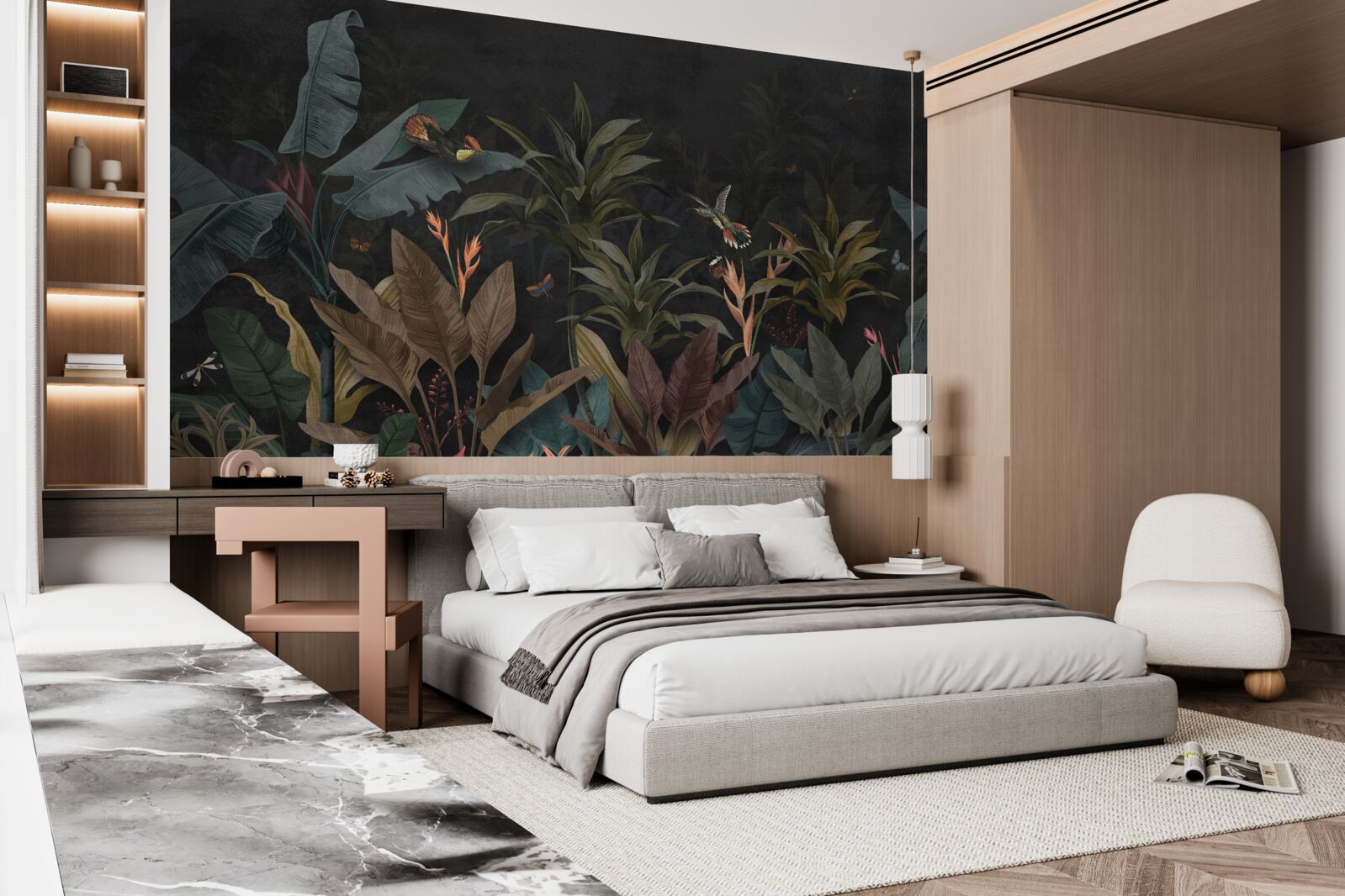 Фотошпалери джунглі оживають вночі