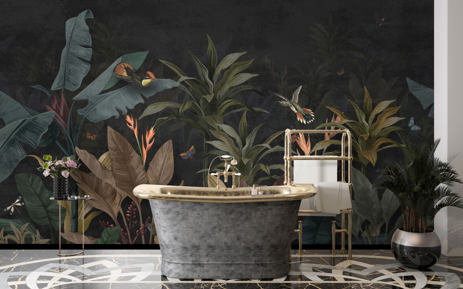 Фотошпалери джунглі оживають вночі