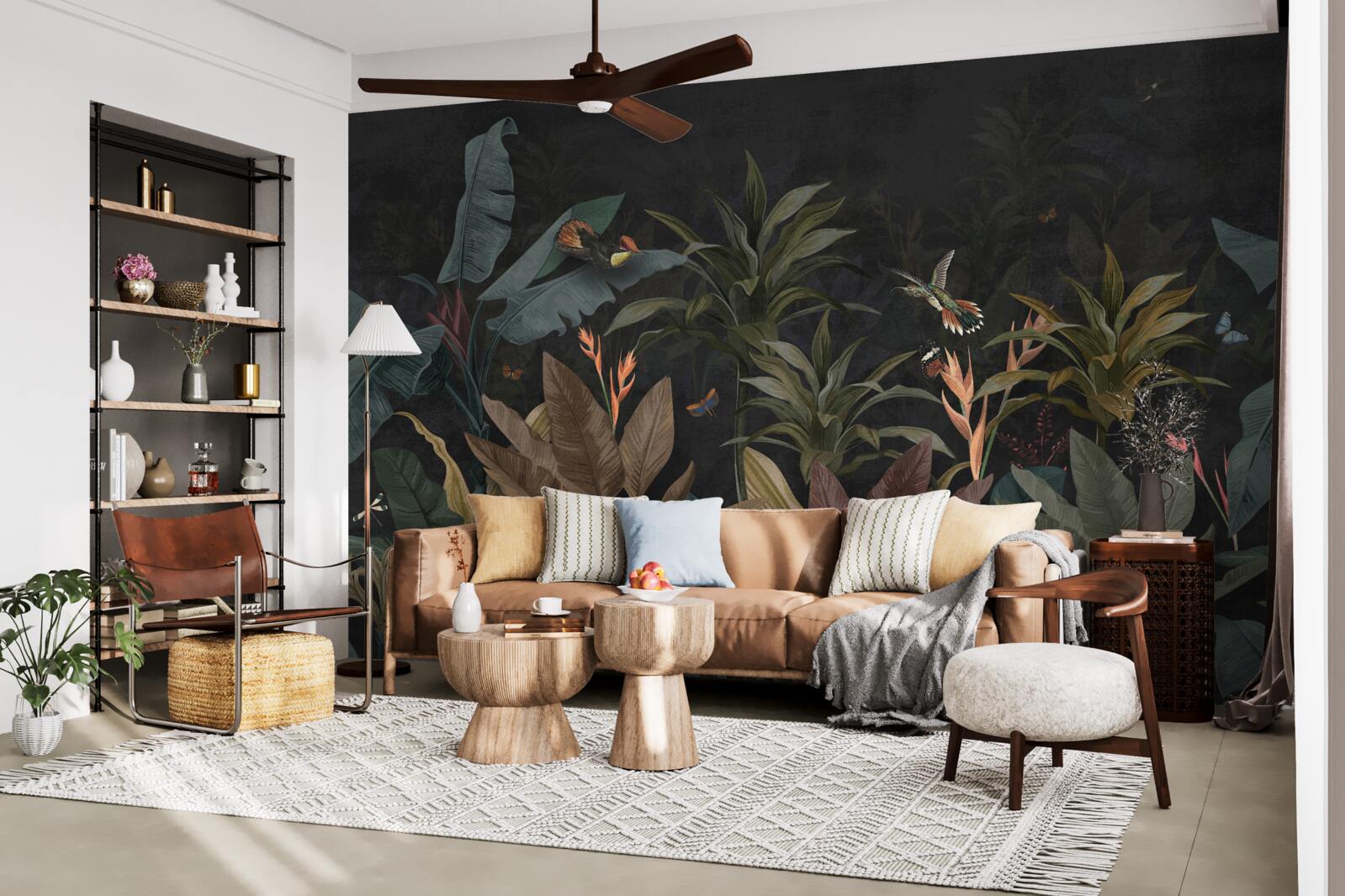 Фотошпалери джунглі оживають вночі