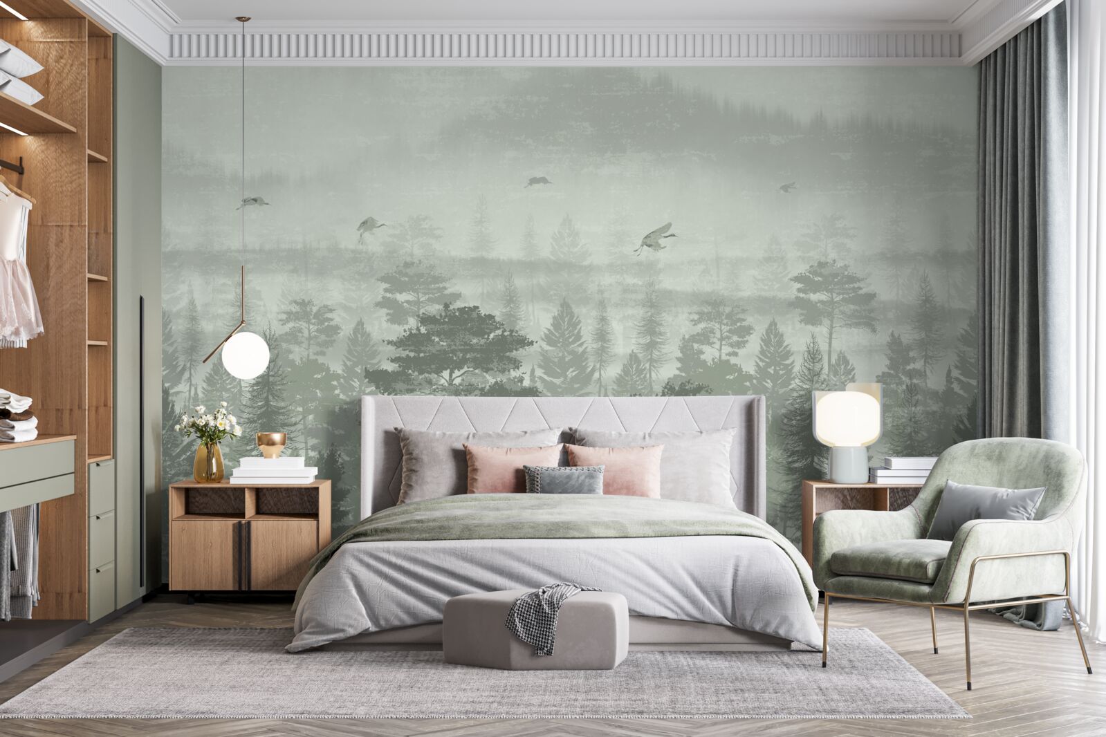 Фотошпалери тропічні ліси в періоди сильних дощів