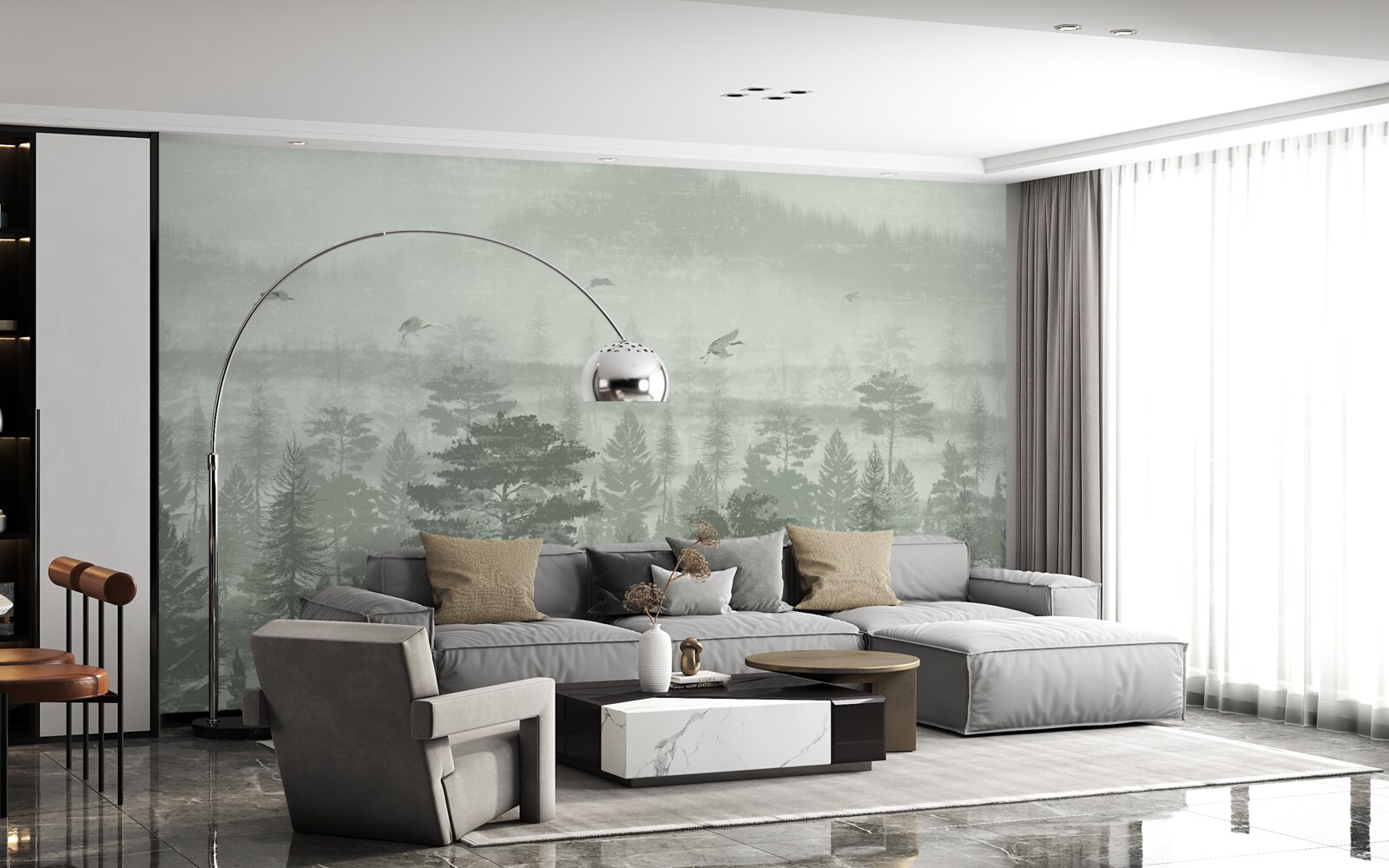 Фотошпалери тропічні ліси в періоди сильних дощів