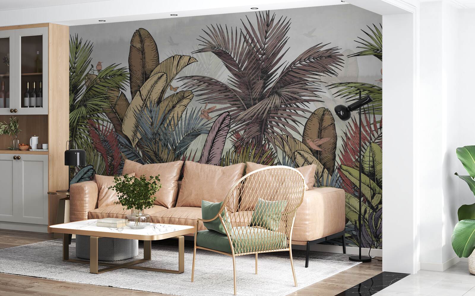 Фотошпалери екзотична тропічна флора