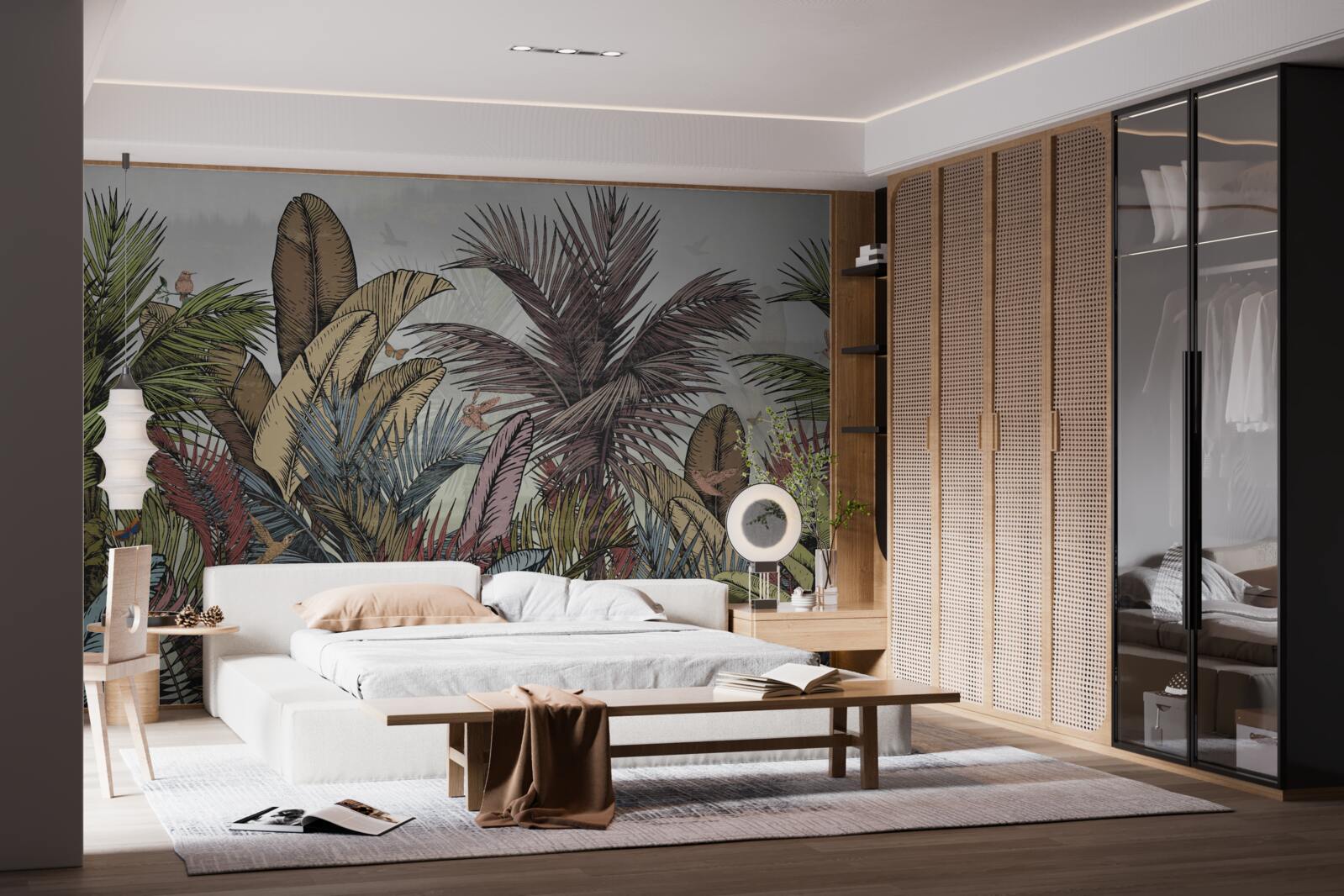 Фотошпалери екзотична тропічна флора