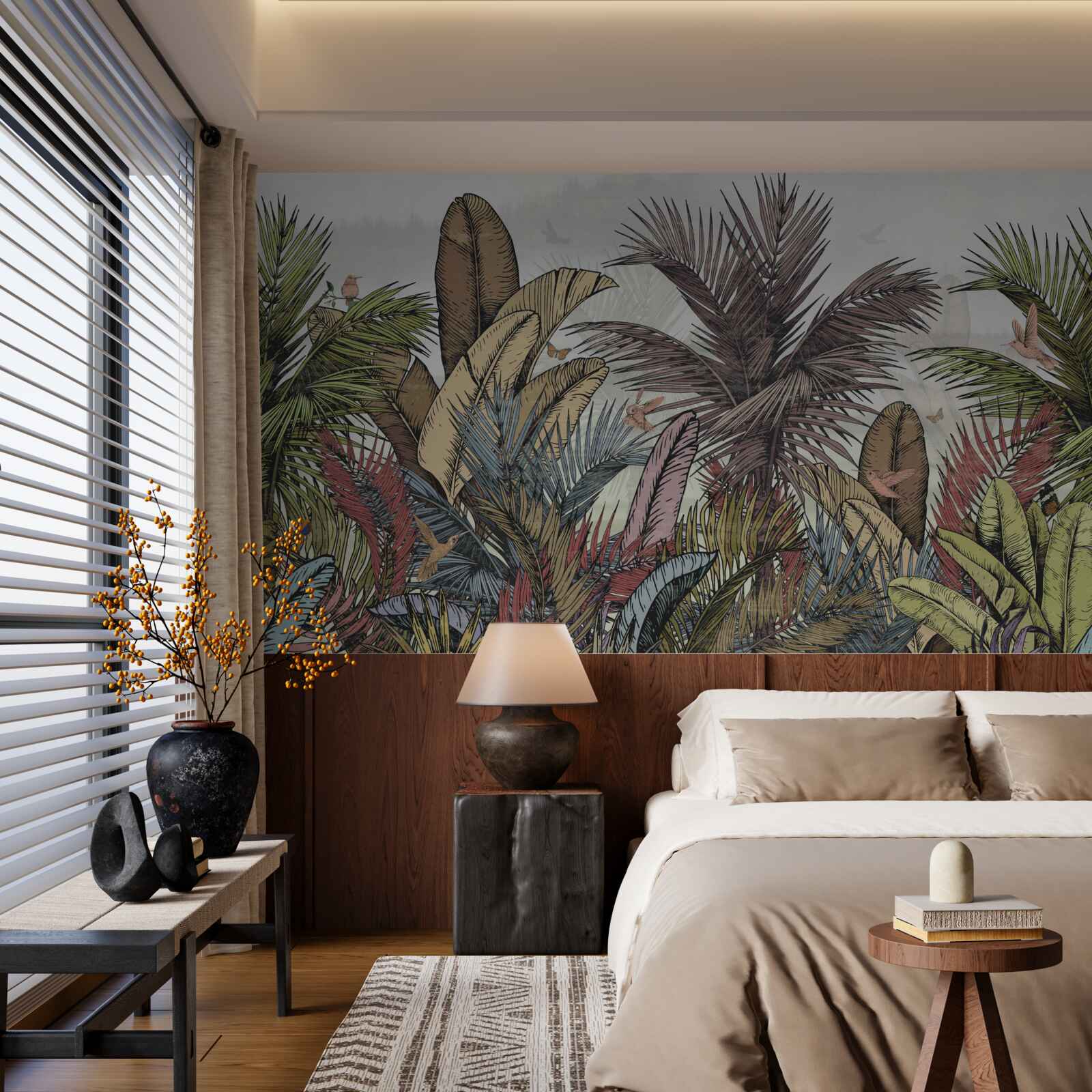 Фотошпалери екзотична тропічна флора