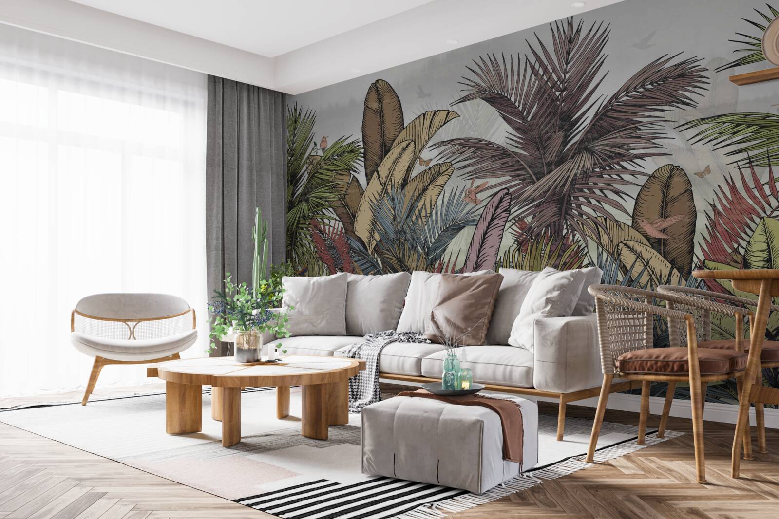 Фотошпалери екзотична тропічна флора