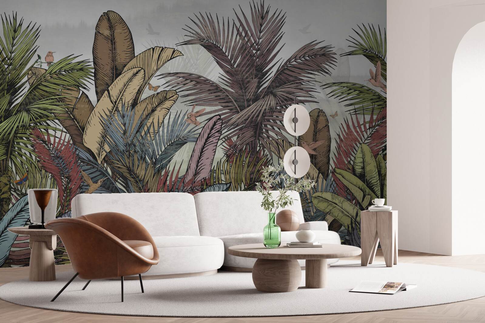 Фотошпалери екзотична тропічна флора