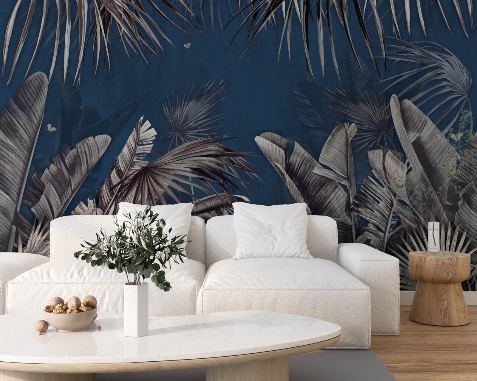 Фотошпалери ніч опускається на папороть