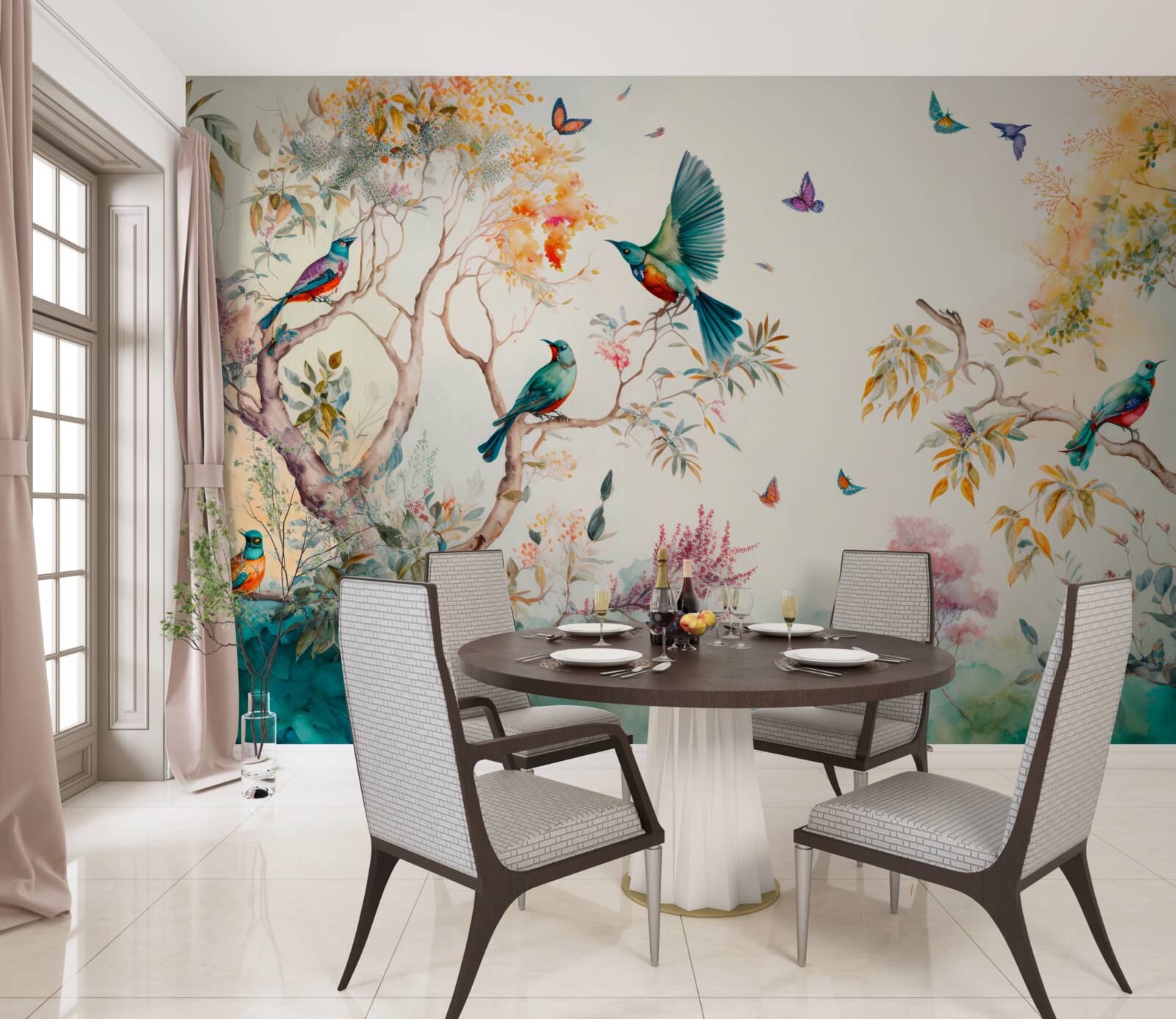 Фотошпалери рай для авіаносців розташований у верхівках дерев