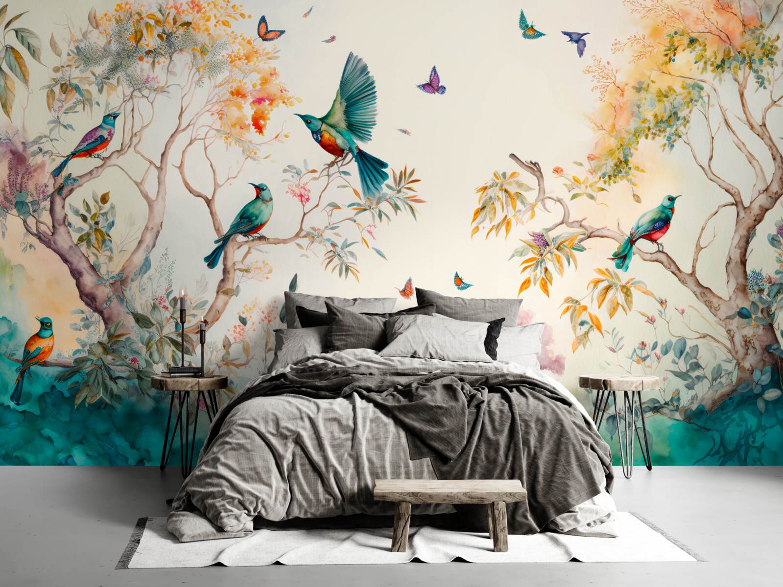 Фотошпалери рай для авіаносців розташований у верхівках дерев