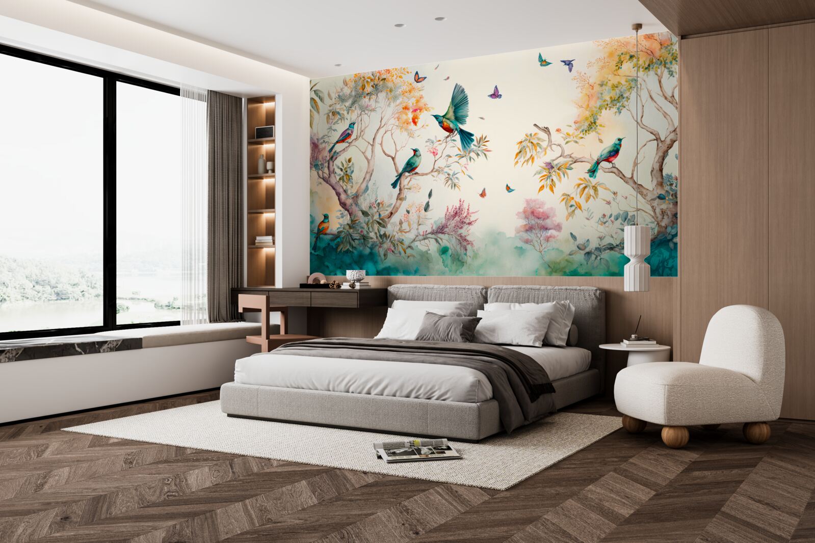 Фотошпалери рай для авіаносців розташований у верхівках дерев