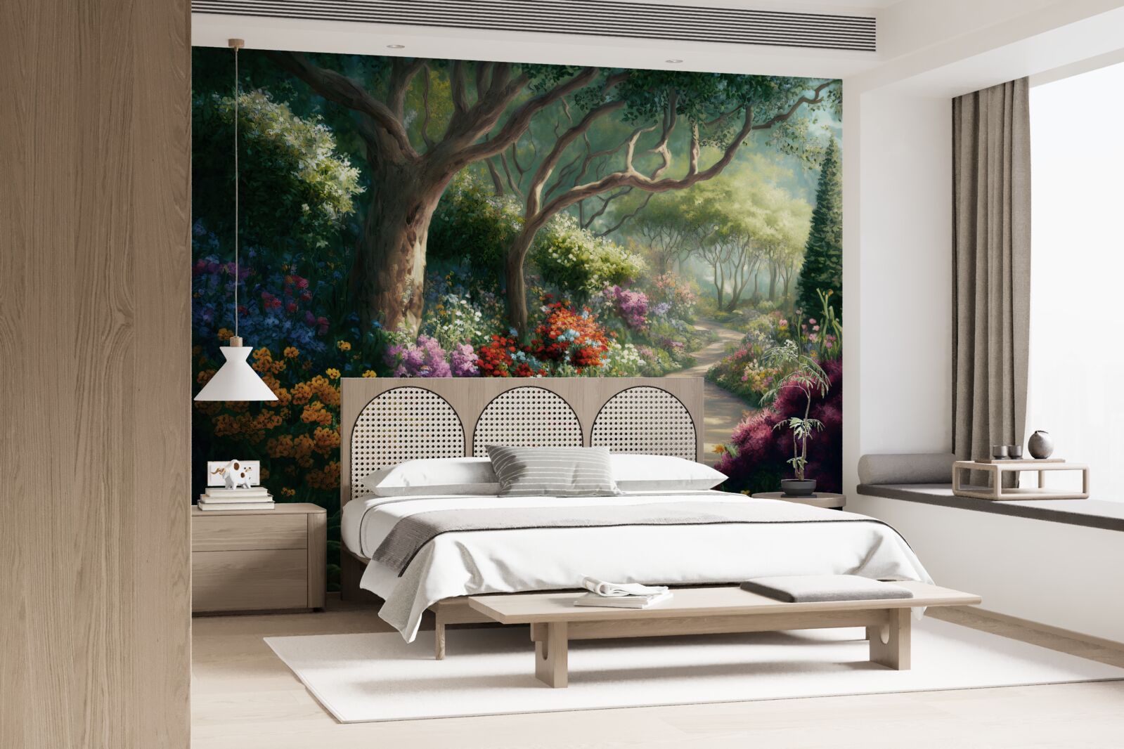 Фотошпалери містичний шлях через чарівний ліс