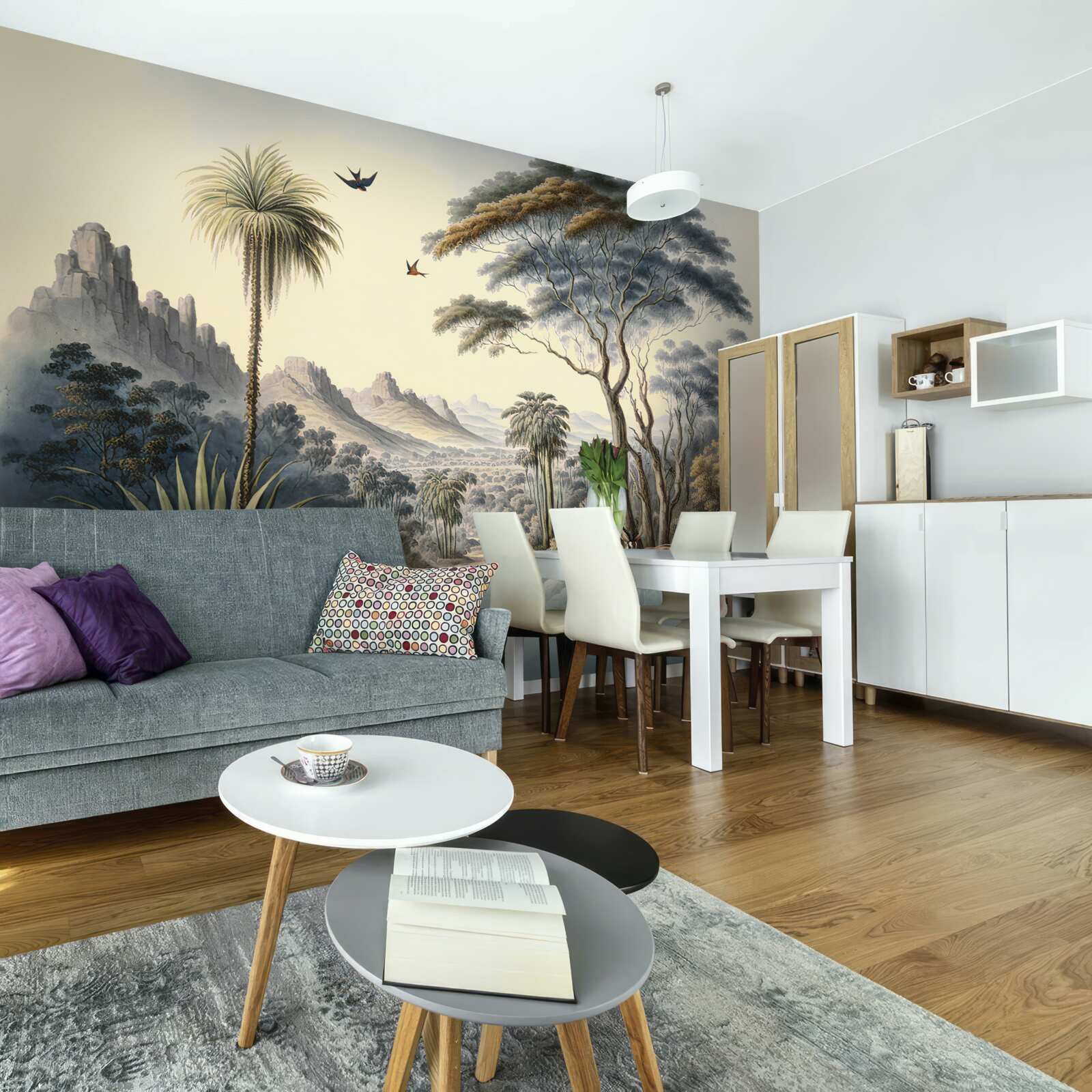 Фотошпалери сім'я оленів облаштовує свій дім