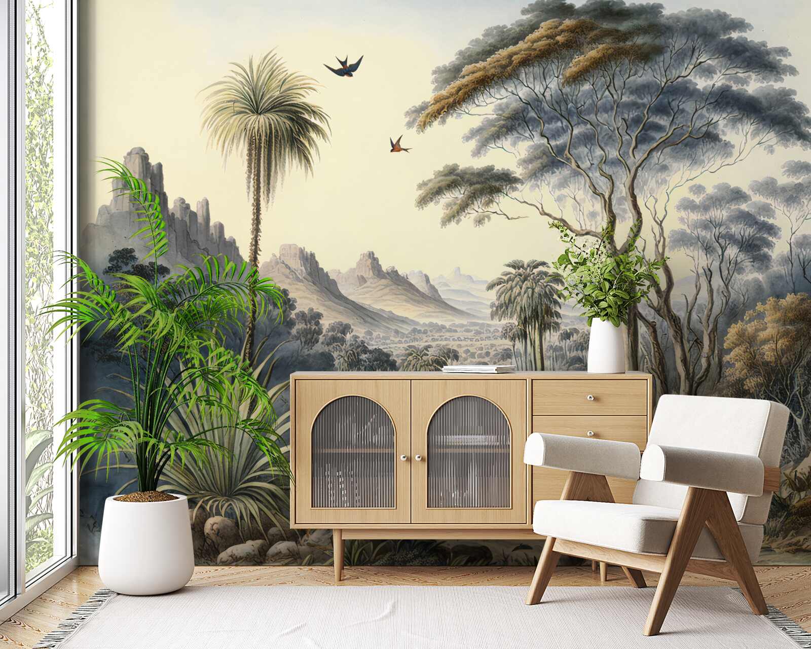 Фотошпалери сім'я оленів облаштовує свій дім