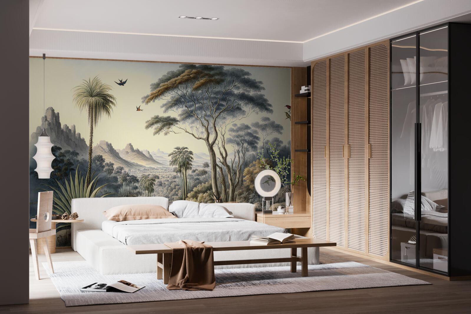 Фотошпалери сім'я оленів облаштовує свій дім