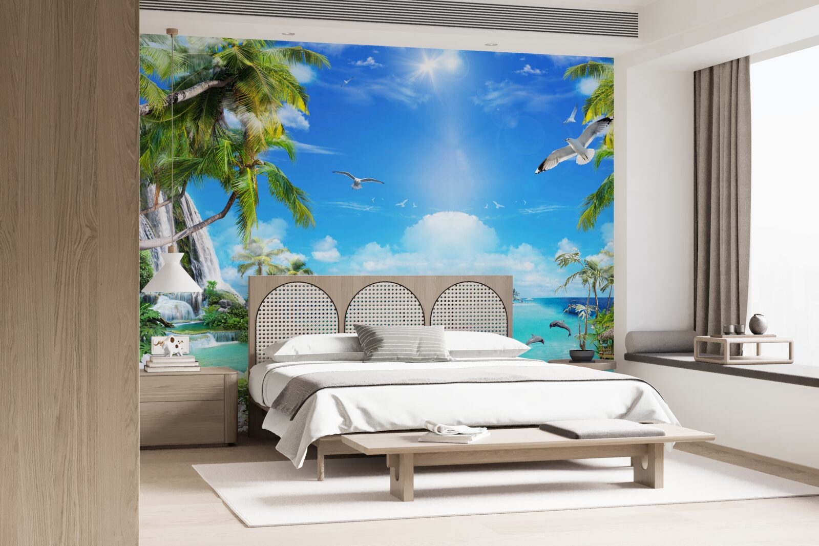 Фотошпалери кораблі на берегах тропіків