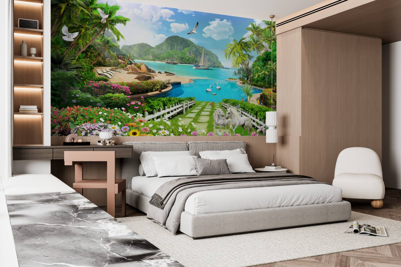 Фотошпалери тихий притулок у тропіках