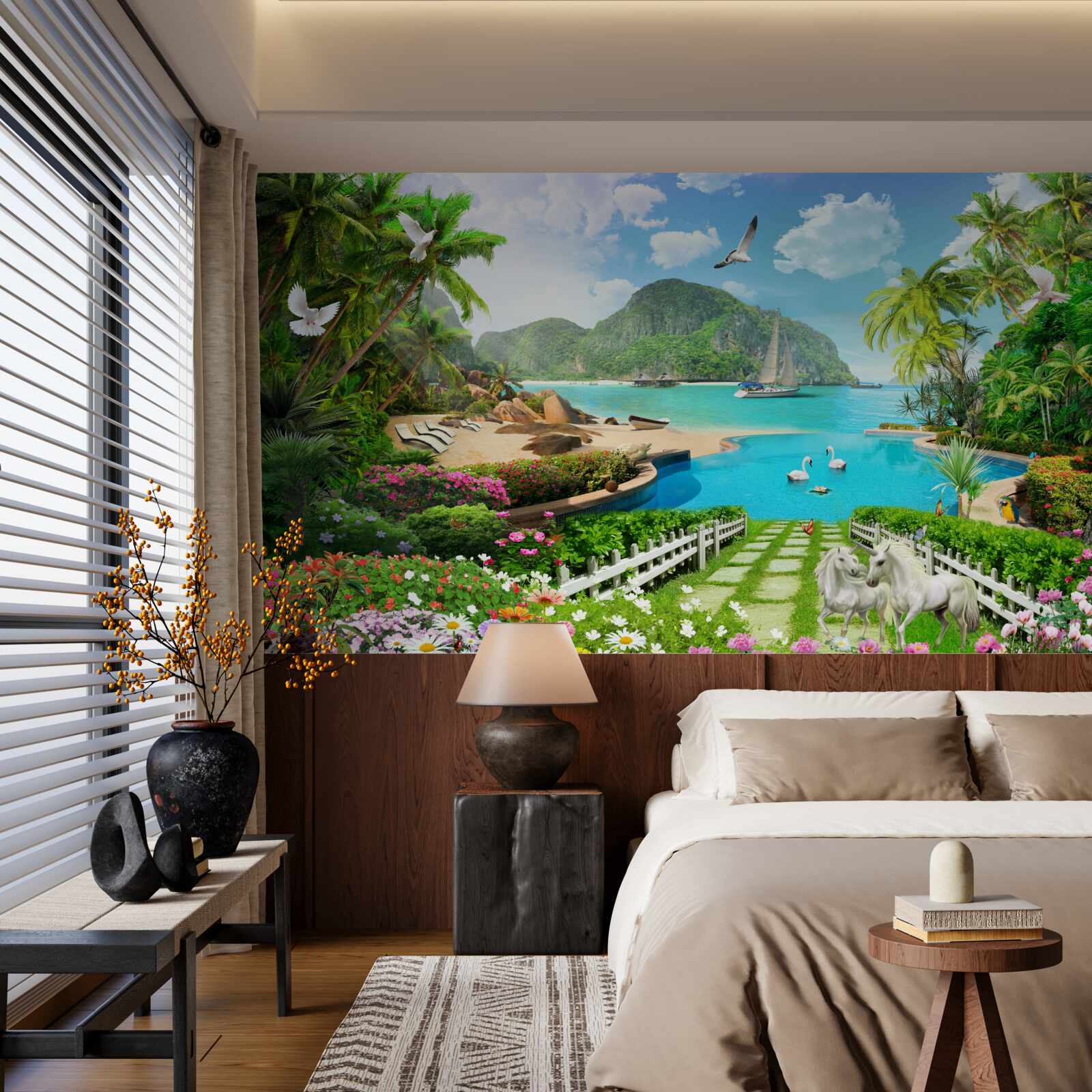 Фотошпалери тихий притулок у тропіках