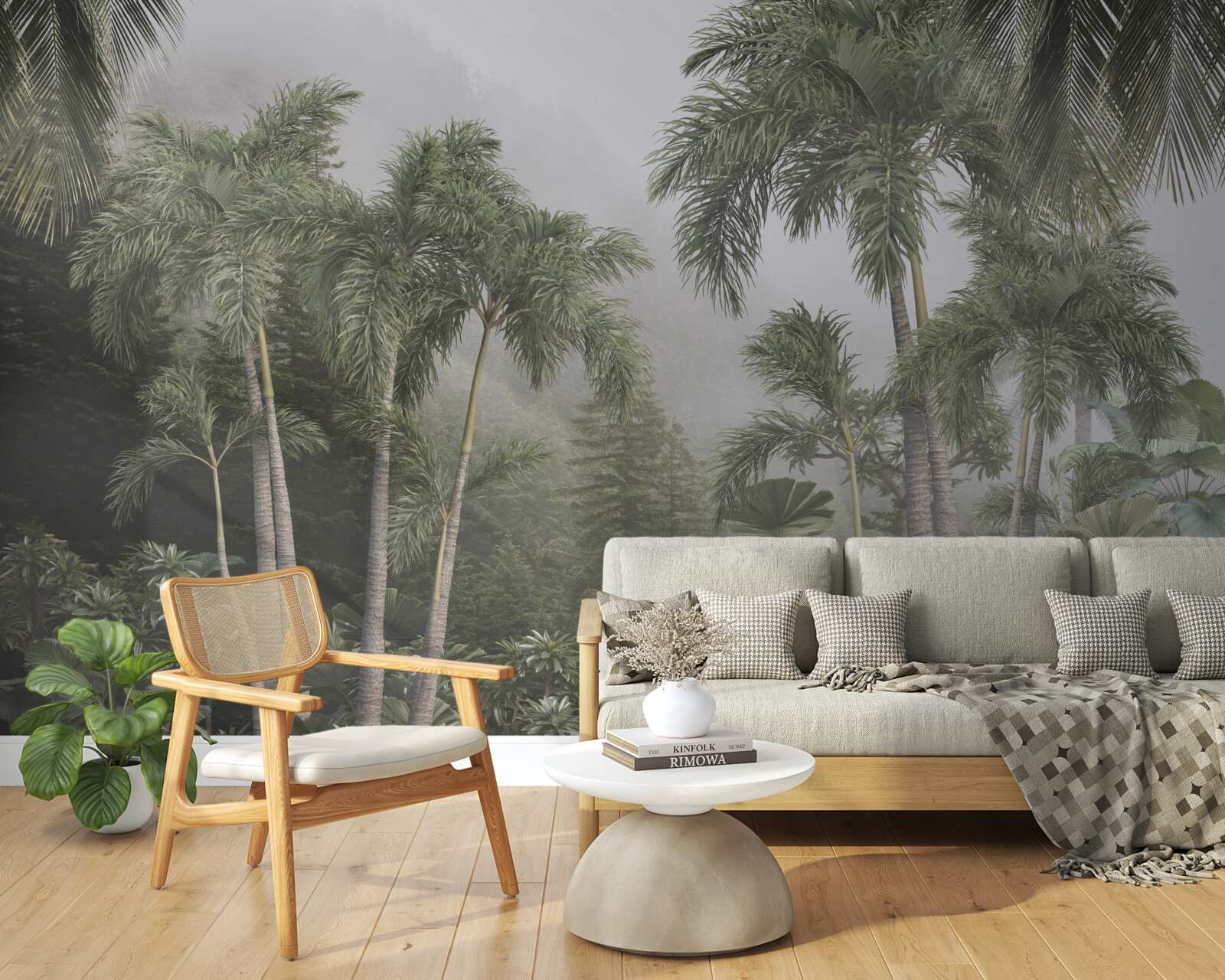 Фотошпалери У тропіках повним ходом йде підготовка до зливових дощів