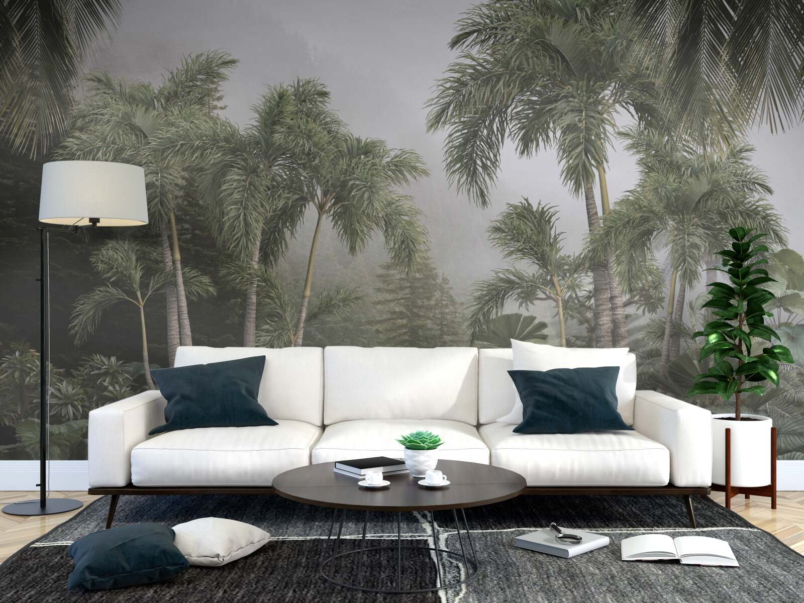 Фотошпалери У тропіках повним ходом йде підготовка до зливових дощів