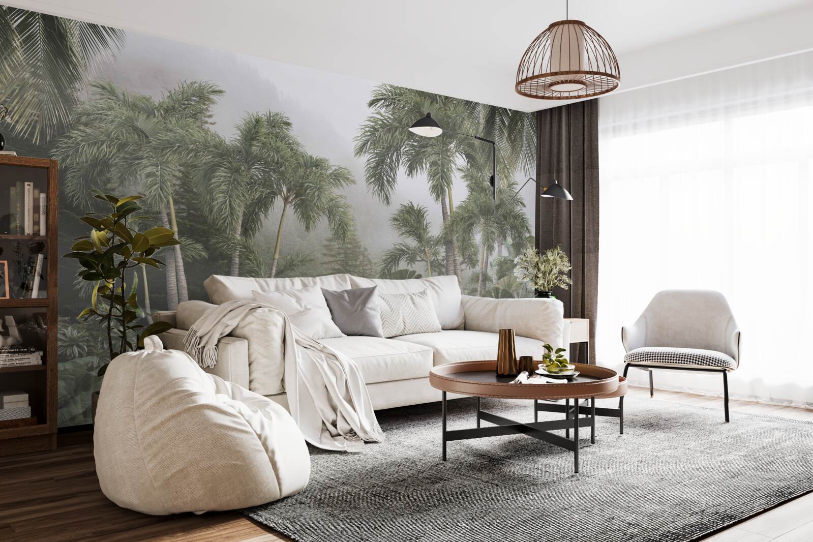 Фотошпалери У тропіках повним ходом йде підготовка до зливових дощів