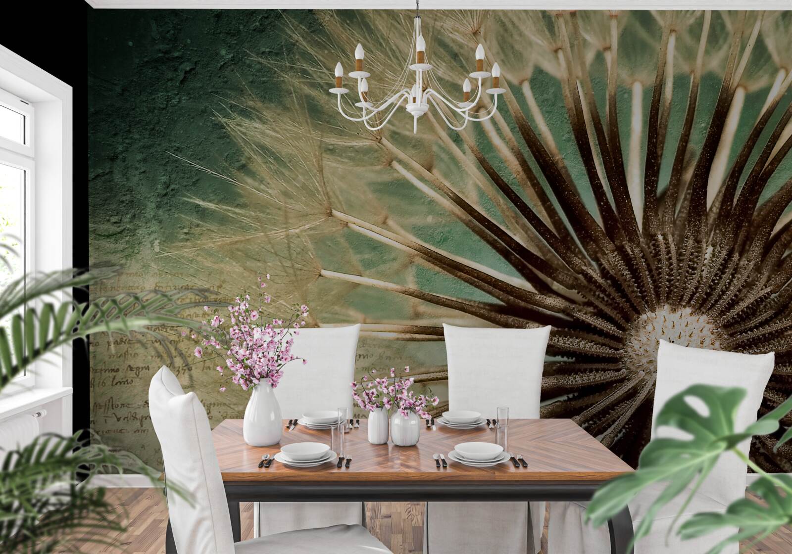 Фотошпалери душа кульбаби сповнена ніжності