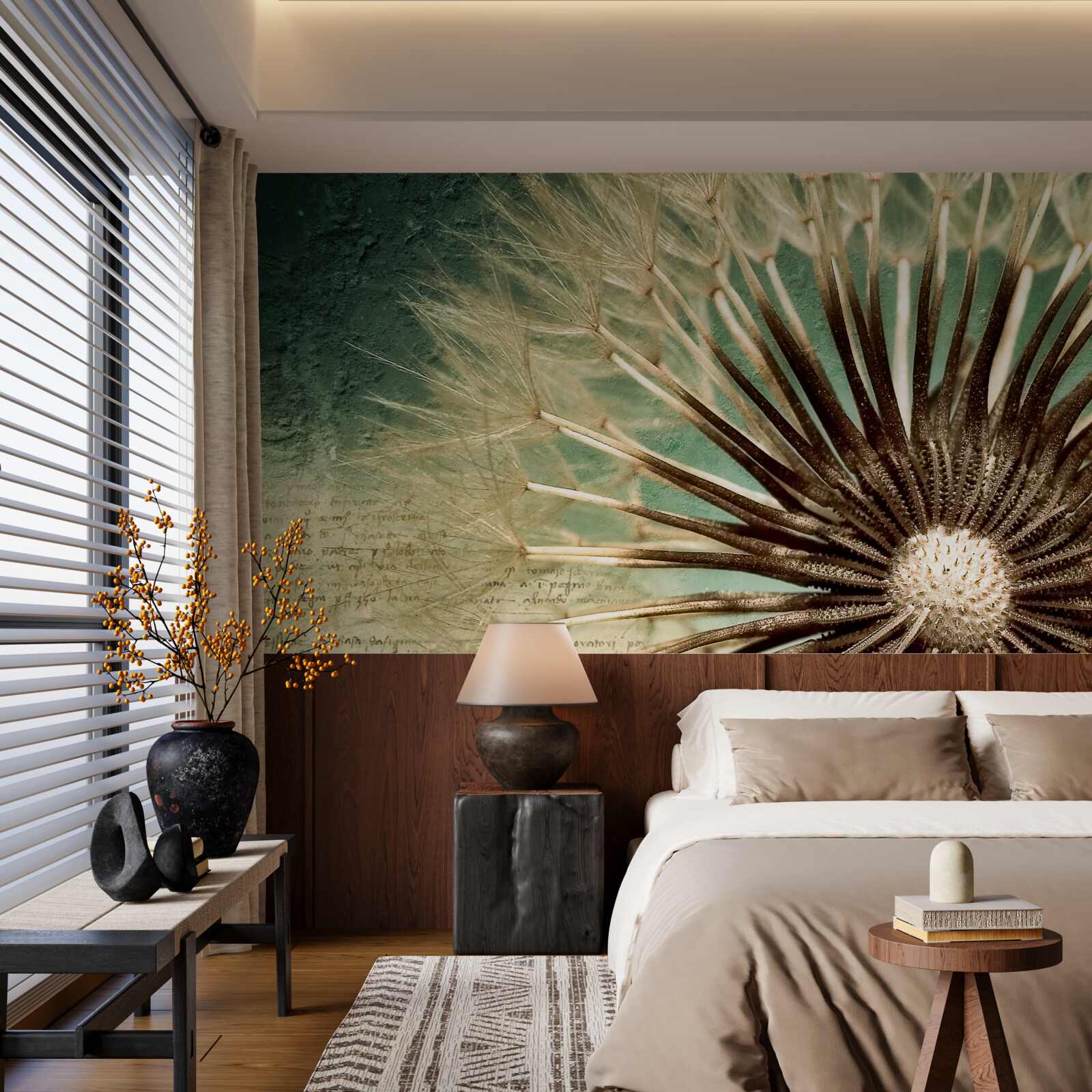 Фотошпалери душа кульбаби сповнена ніжності