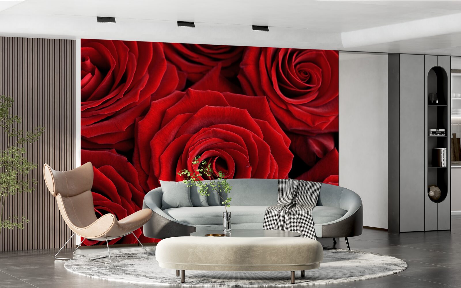 Фотошпалери резюме традиційних червоних троянд