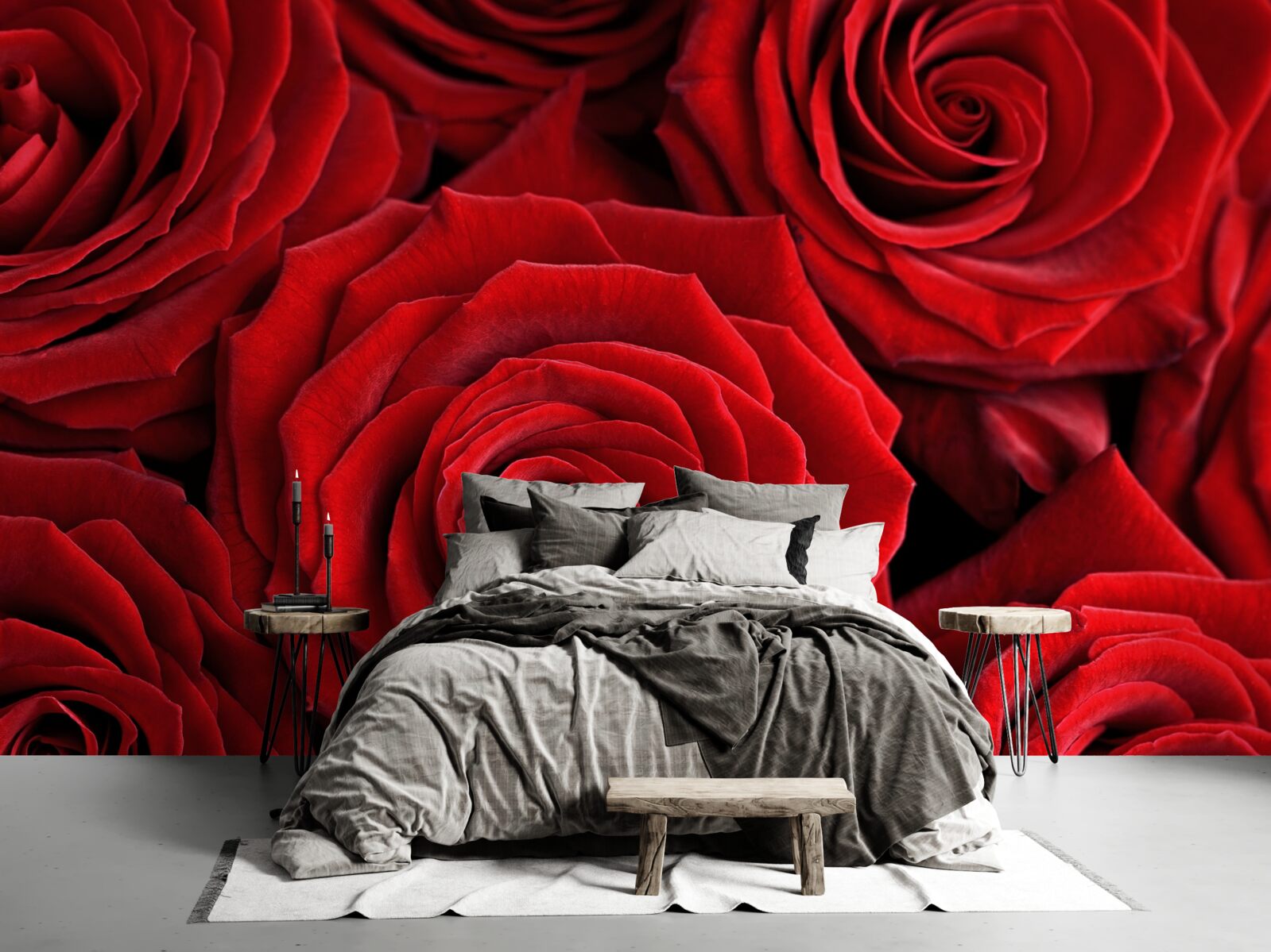 Фотошпалери резюме традиційних червоних троянд