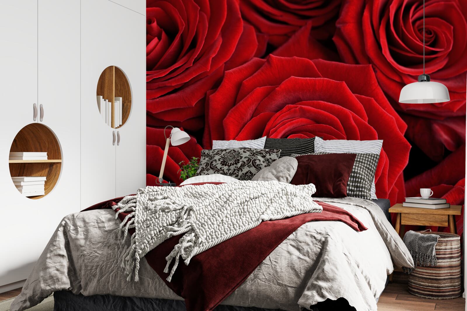 Фотошпалери резюме традиційних червоних троянд