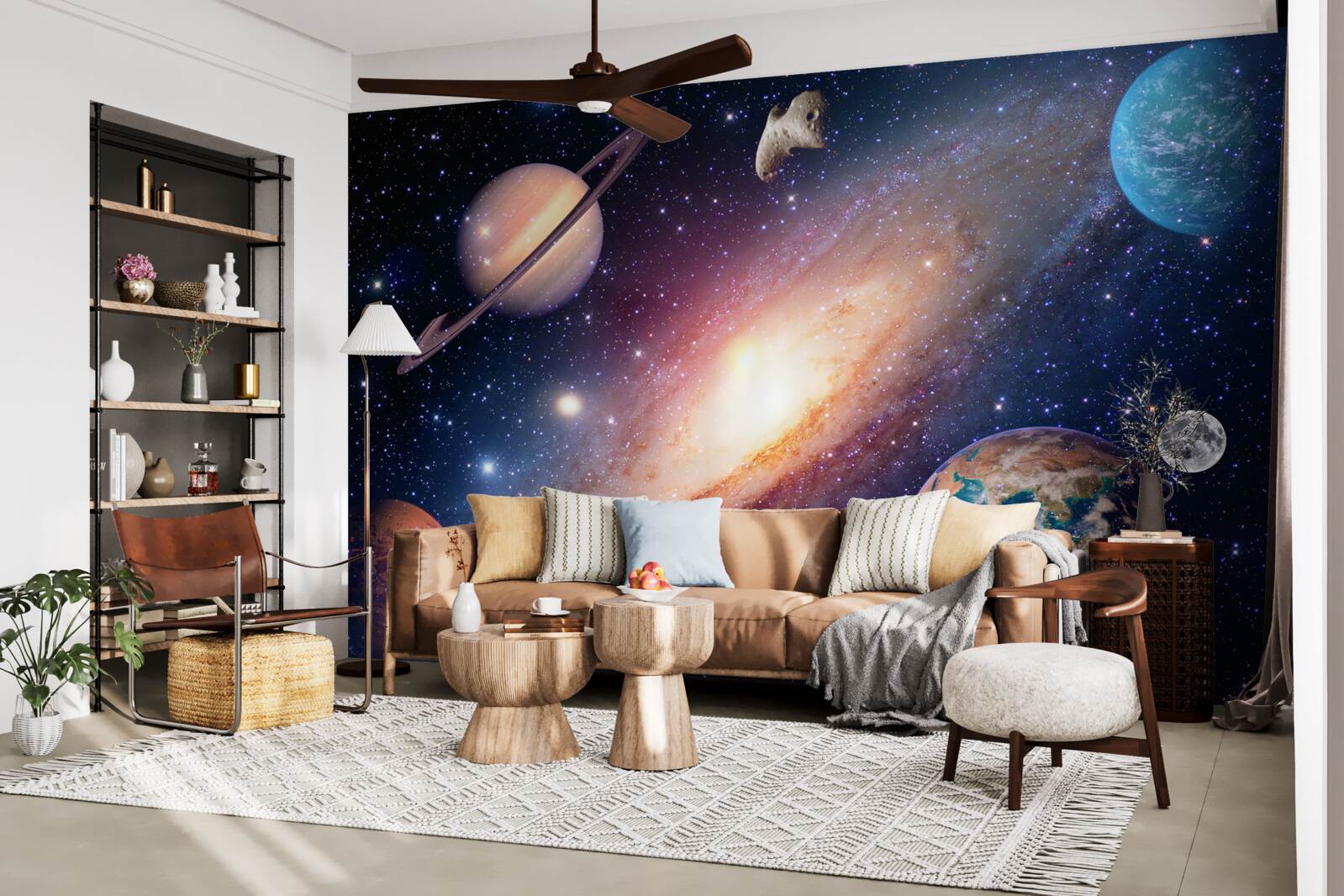 Фотошпалери планет, включаючи Землю, у нашій галактиці