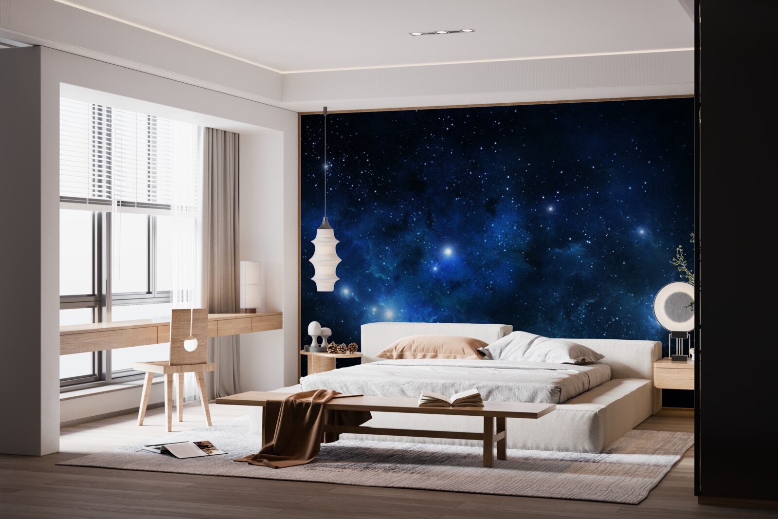 Фотошпалери космос виблискує галактиками