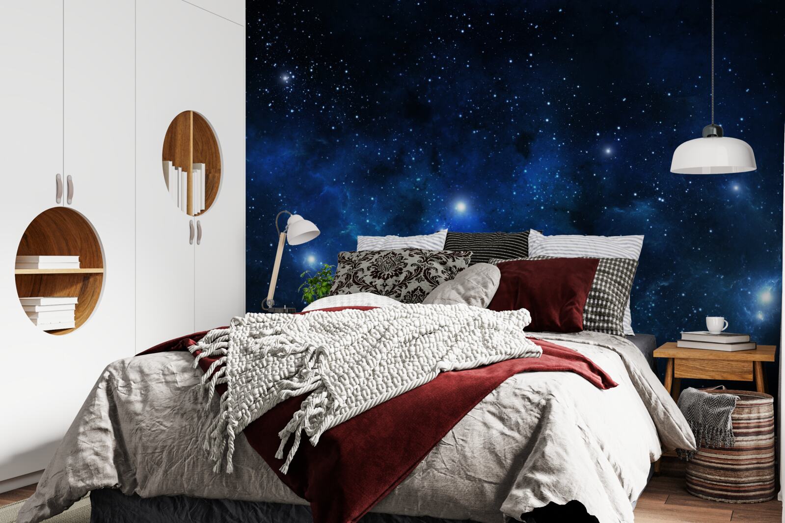 Фотошпалери космос виблискує галактиками