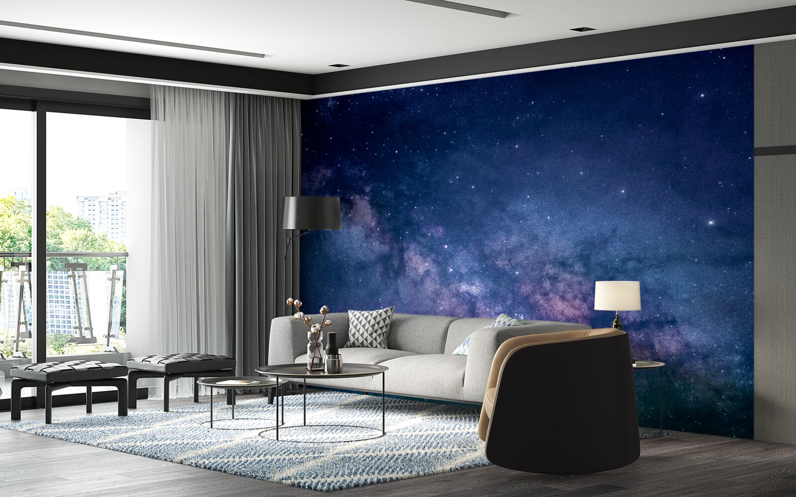 Фотошпалери небесна галактика Чумацький шлях