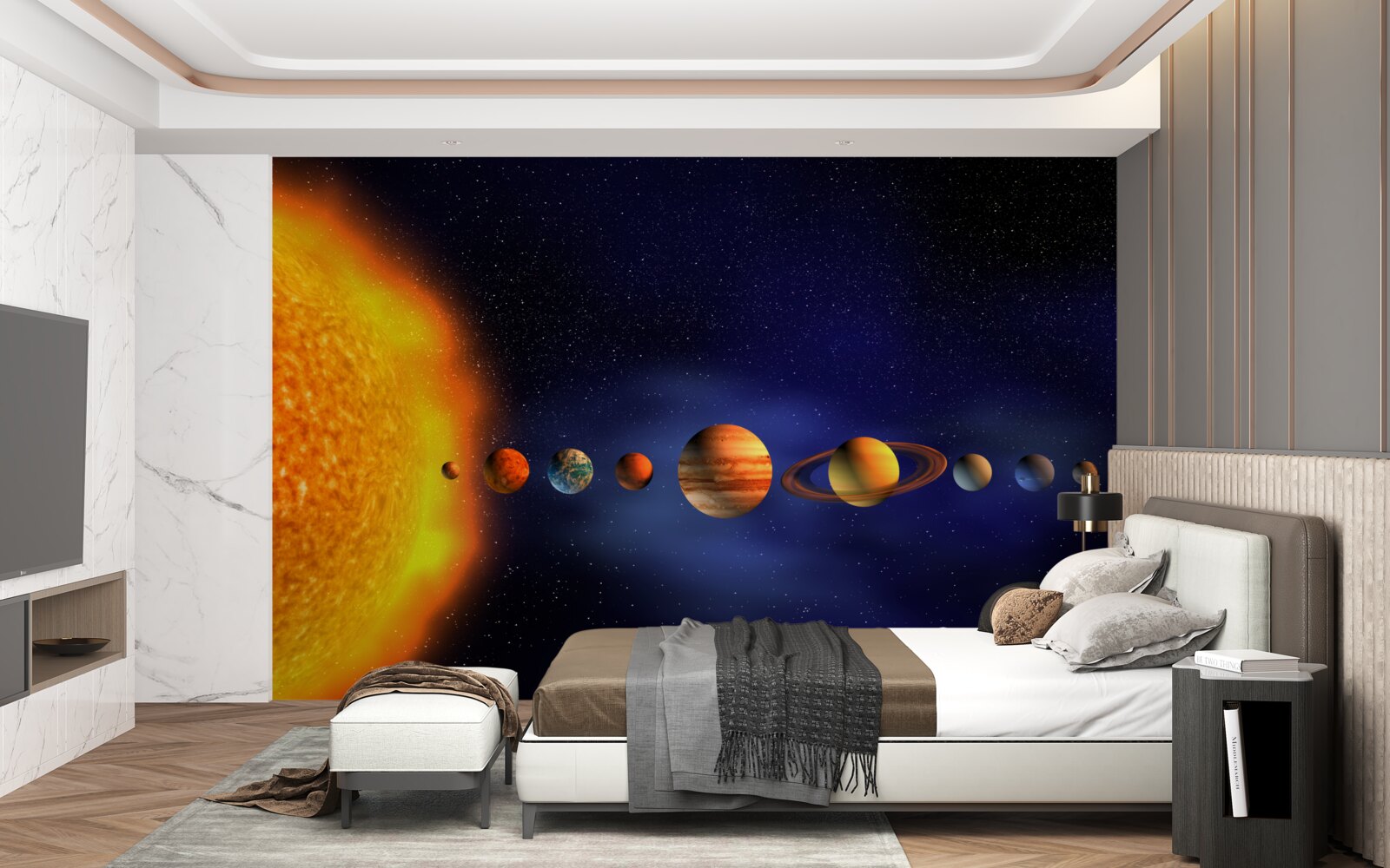 Фотошпалери Сонце і планети нашої галактики