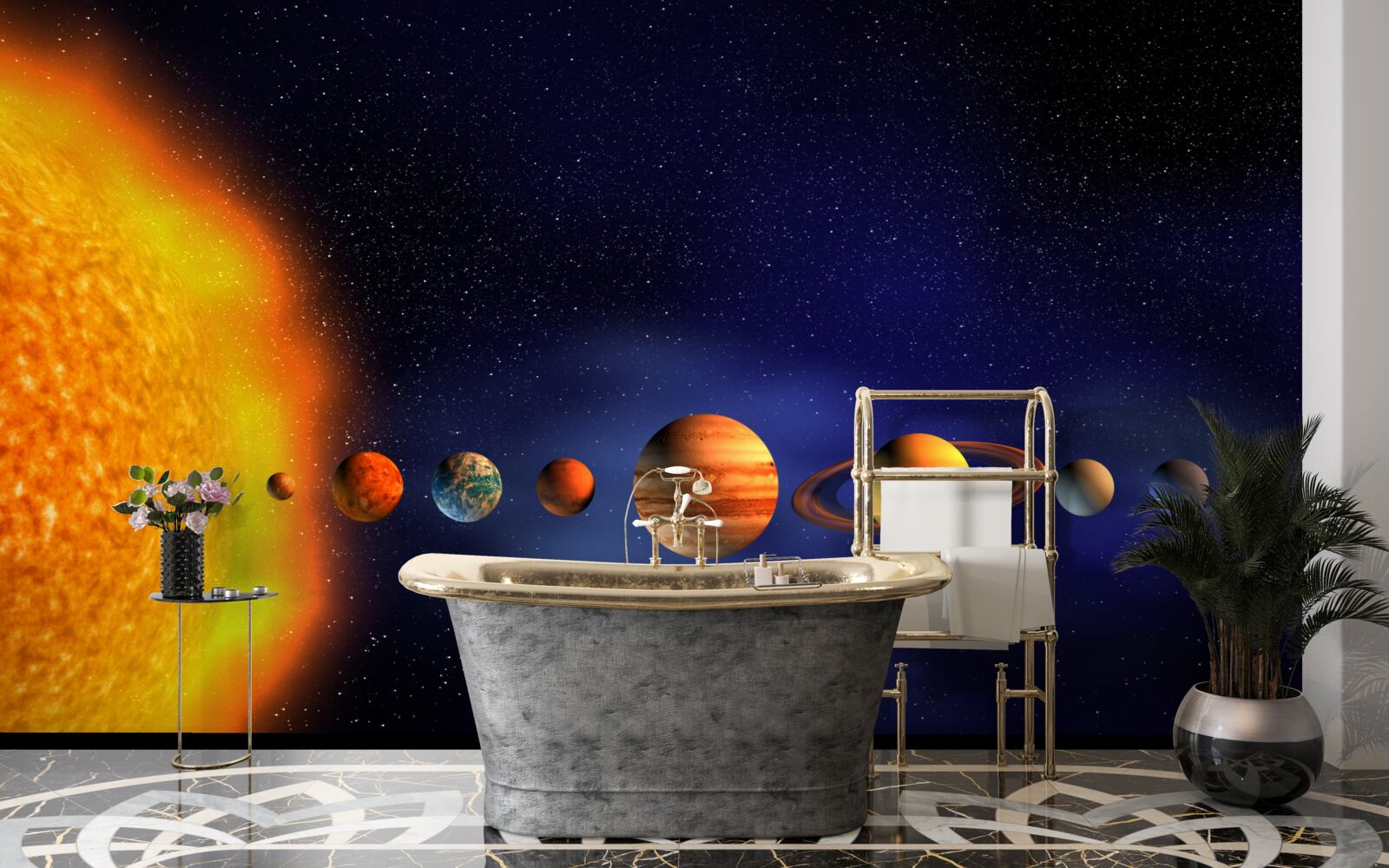 Фотошпалери Сонце і планети нашої галактики