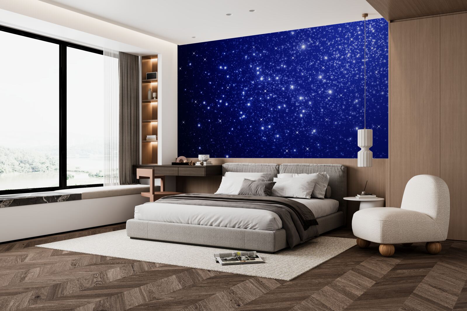 Фотошпалери незліченні світила на небесній сфері