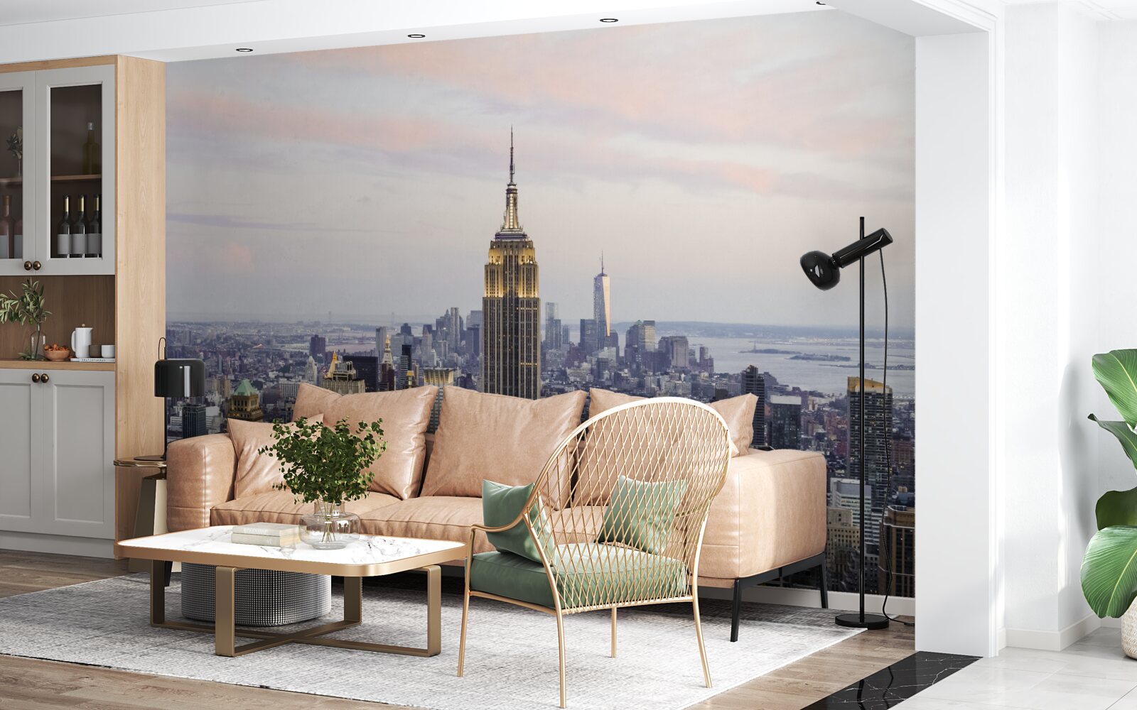 Фотошпалери ілюмінація Емпайр Стейт Білдінг