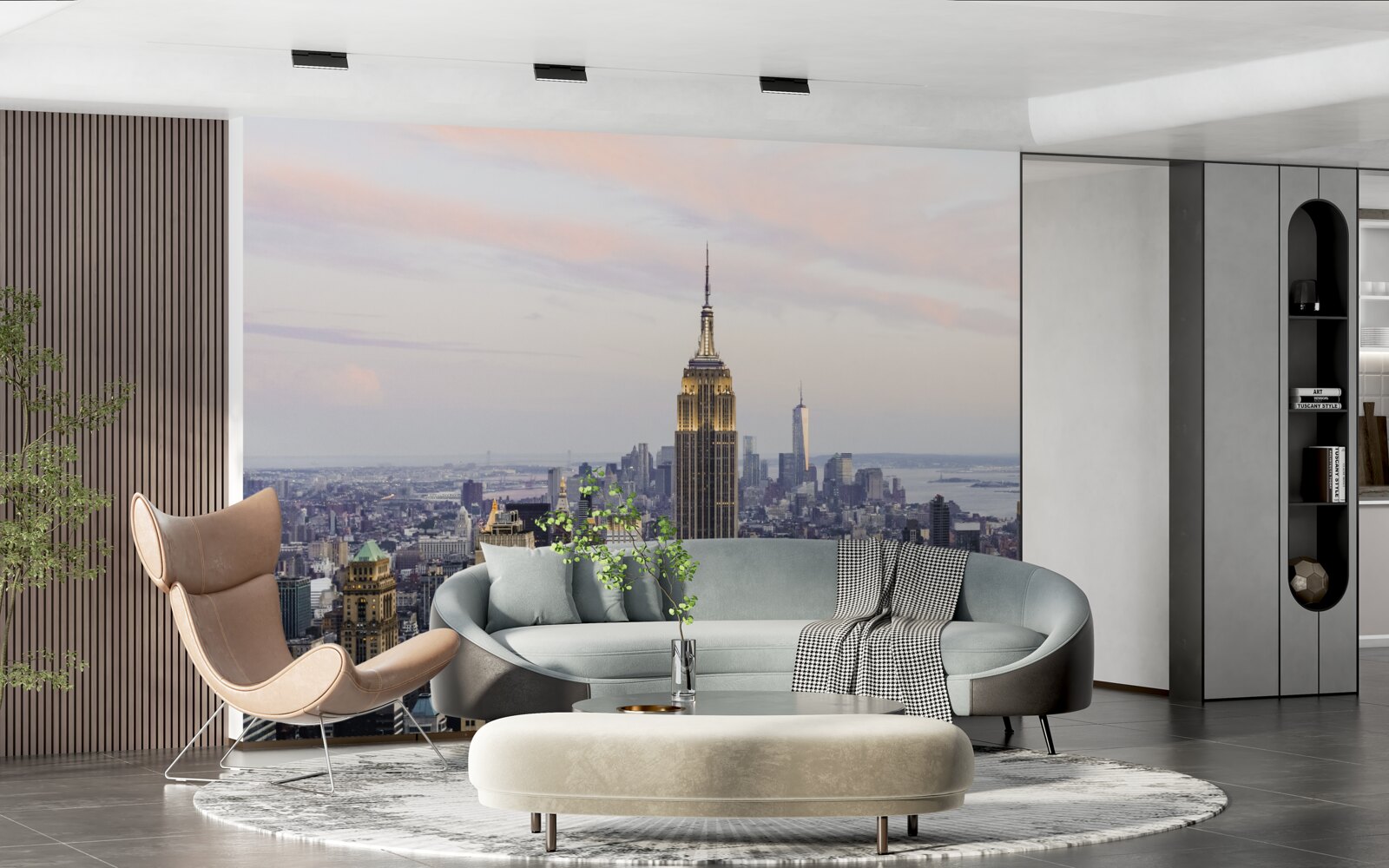 Фотошпалери ілюмінація Емпайр Стейт Білдінг