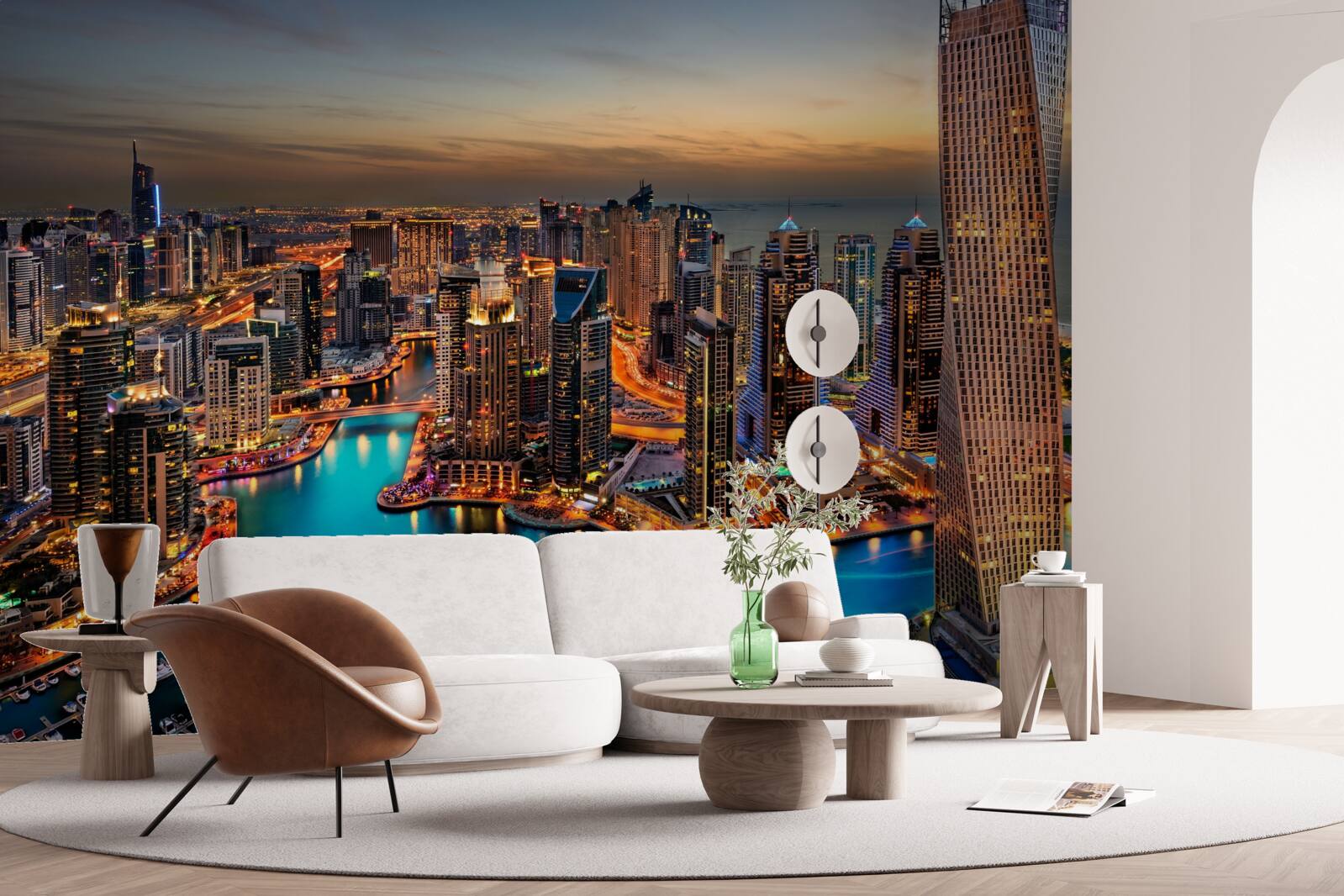 Фотошпалери горизонт міста дубай