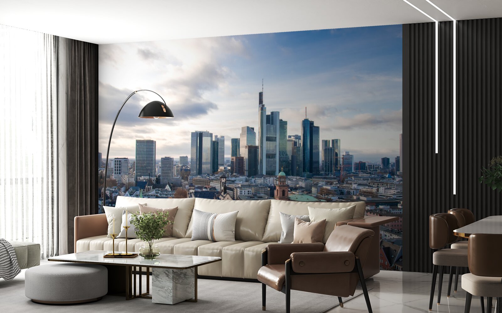 Фотошпалери франкфуртська панорама