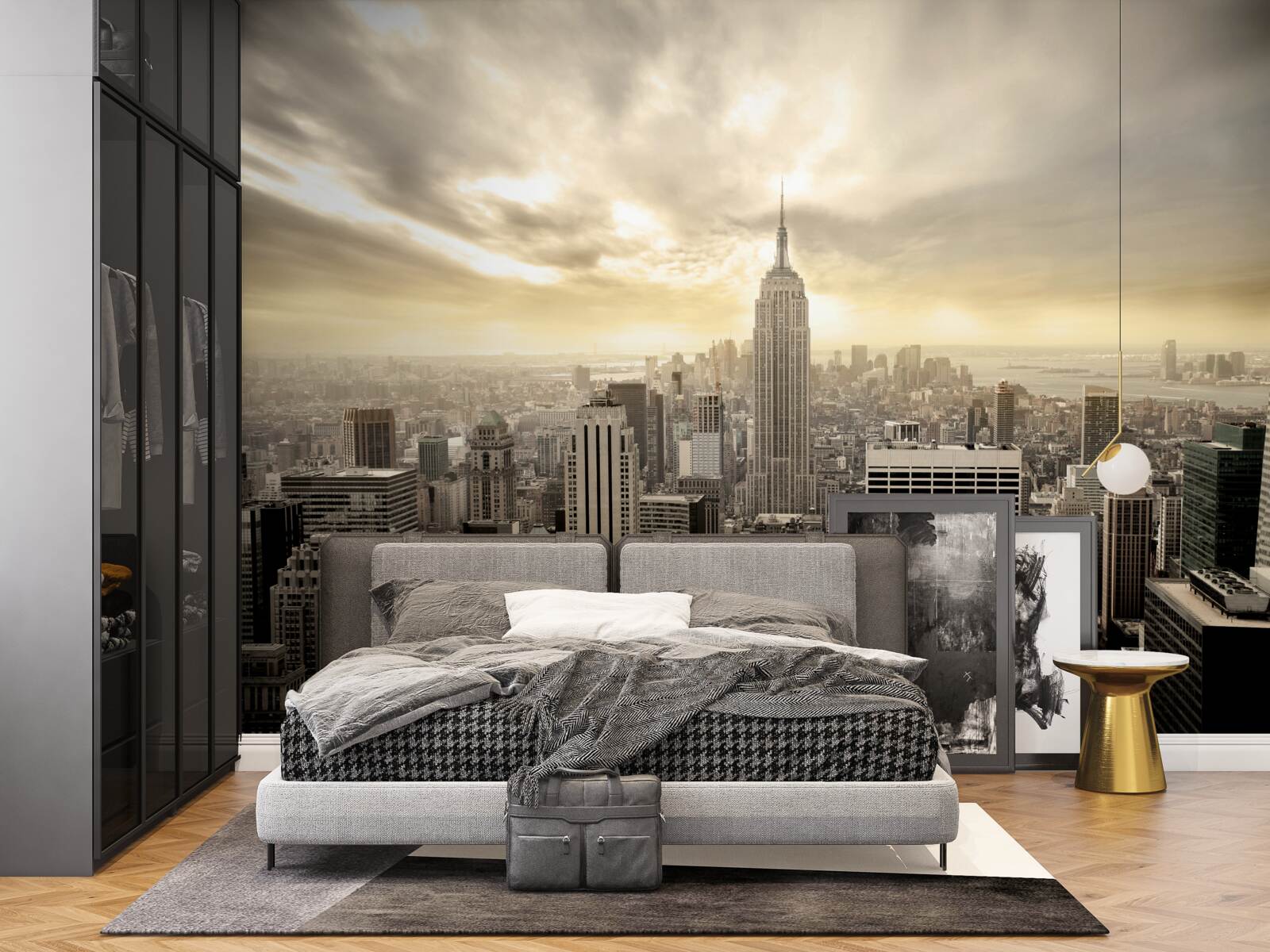 Фотошпалери нью-йорк з висоти пташиного польоту прекрасний