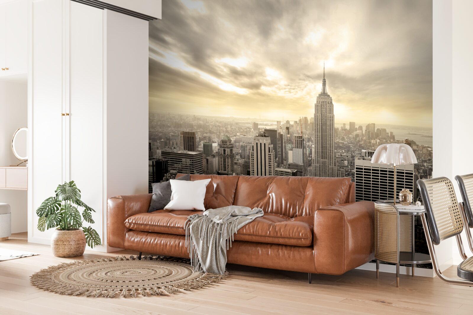 Фотошпалери нью-йорк з висоти пташиного польоту прекрасний