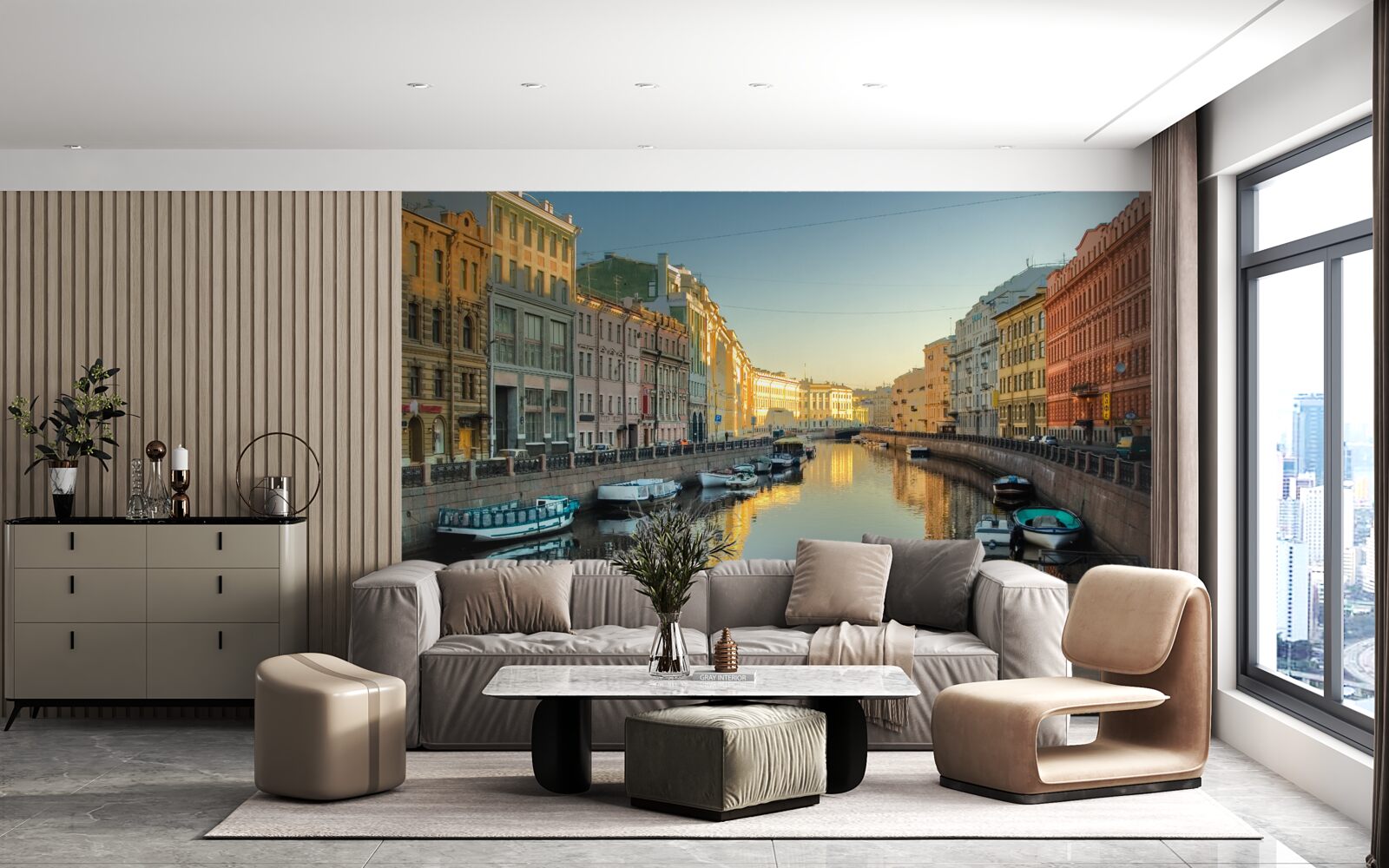 Фотошпалери санкт-петербурзький канал має велику красу