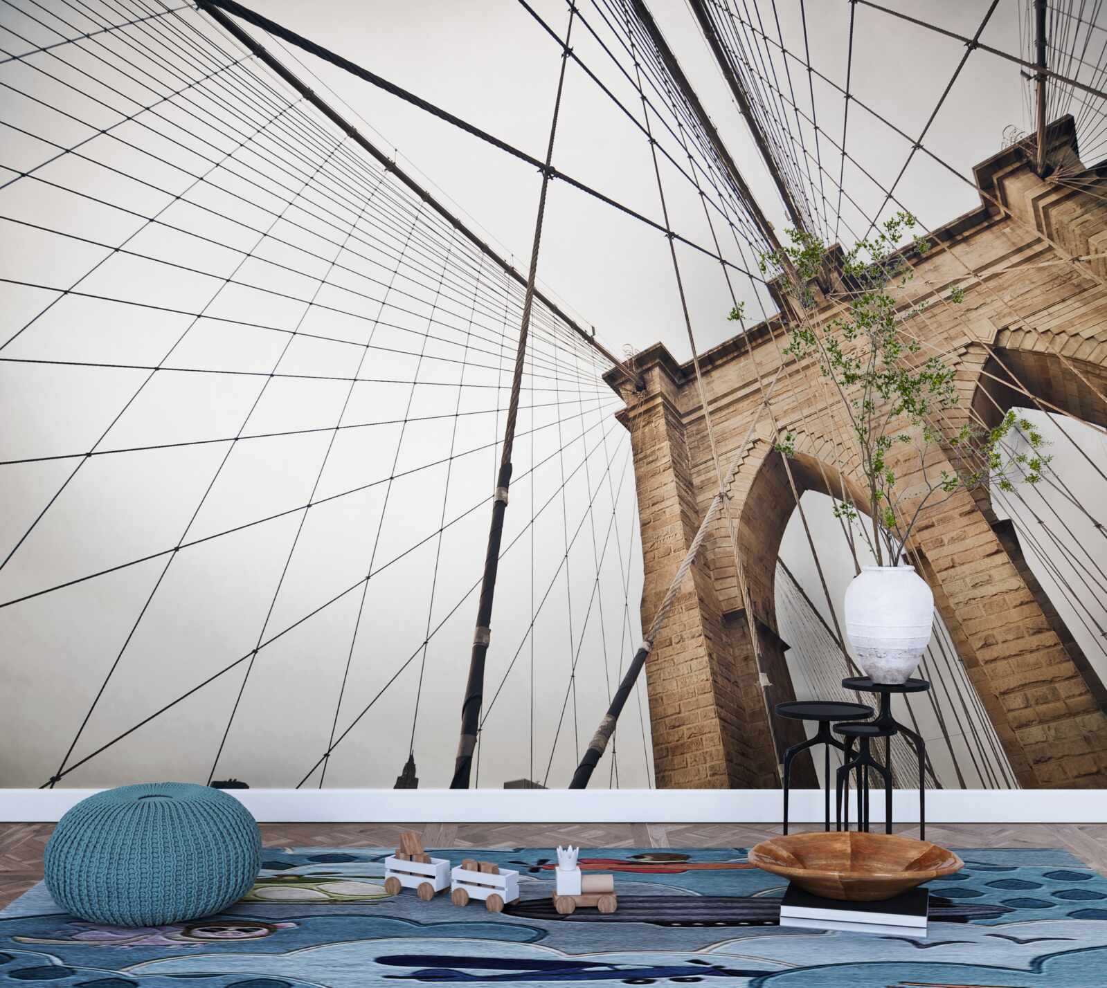 Фотошпалери Проект Бруклінського мосту