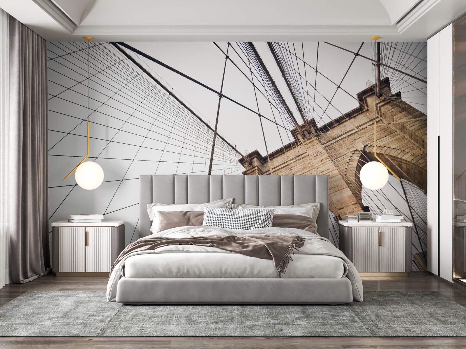 Фотошпалери Проект Бруклінського мосту