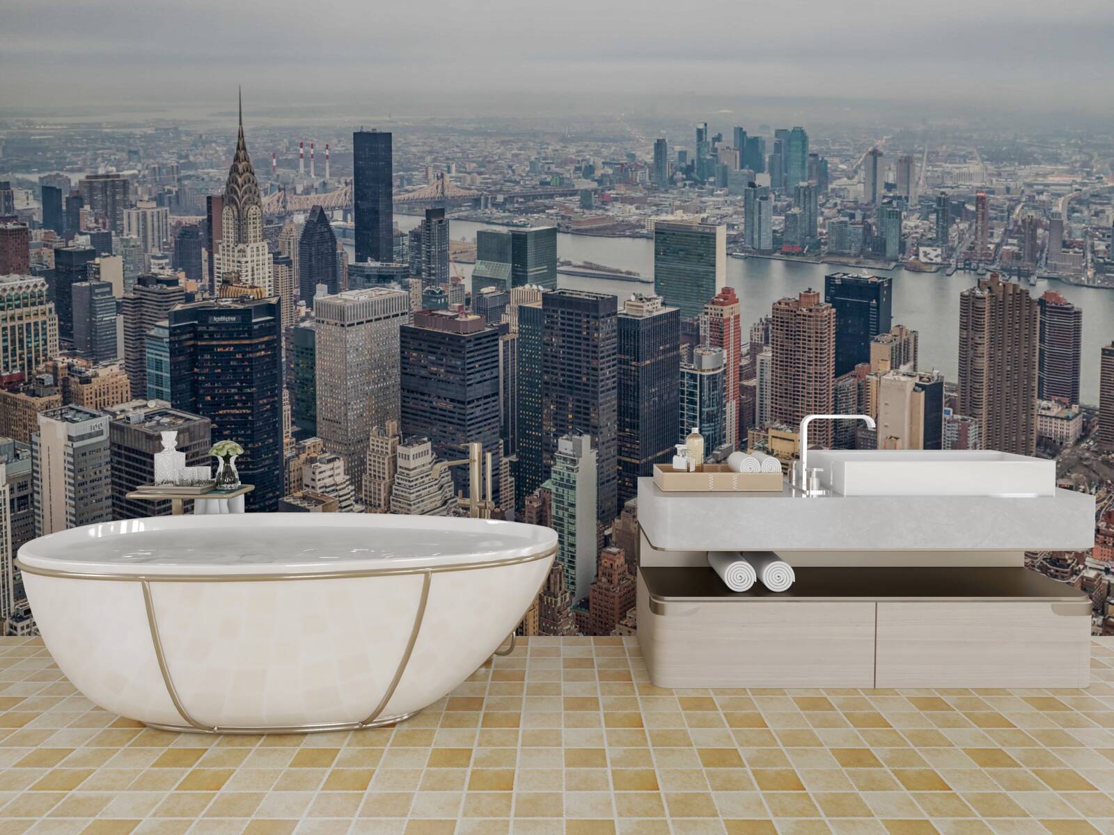 Фотошпалери перетинаючи нью-йорк